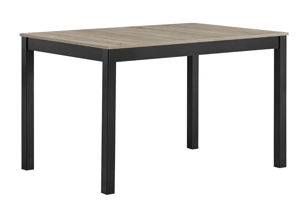 1Pc Contemporary Rectangular Two Toned Finish Dining Table Rustic Brown kanepe
