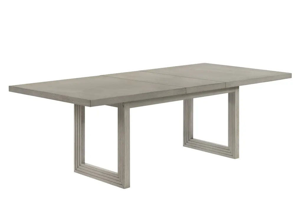 Contemporary Transitional Style Dining Rectangular 18" Extendable Table kanepe