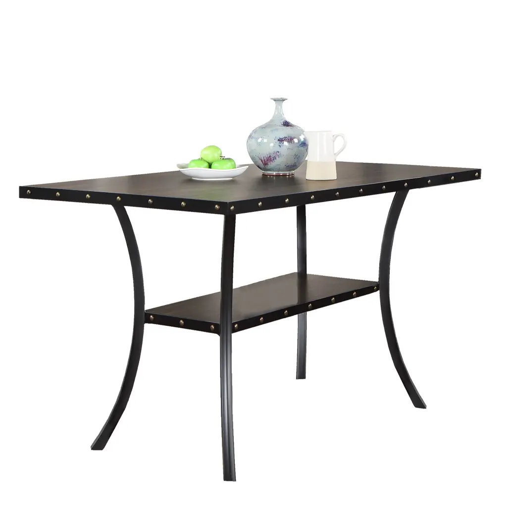 Dining Room Natural Wooden Rectangular Dining Table 1Pc Country Style kanepe