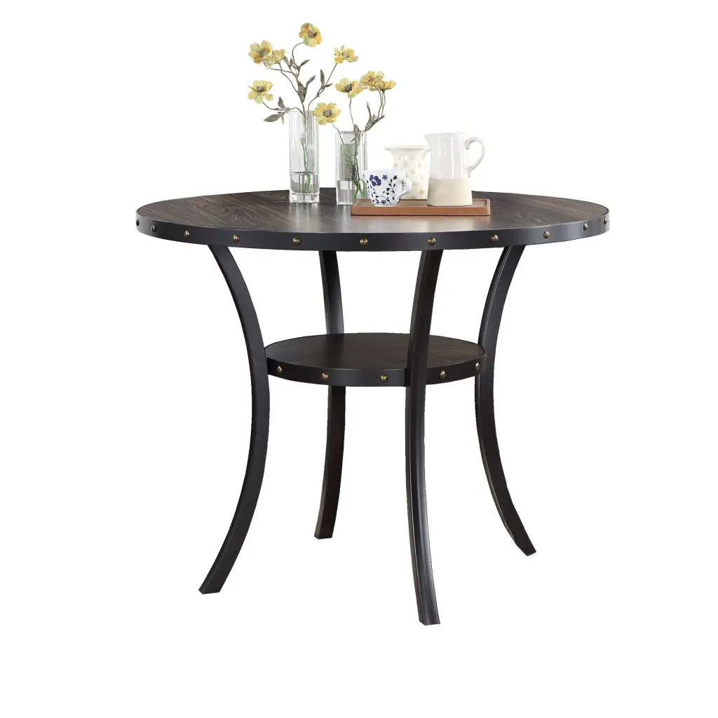 Natural Wooden Round Dining Table Home Decor kanepe