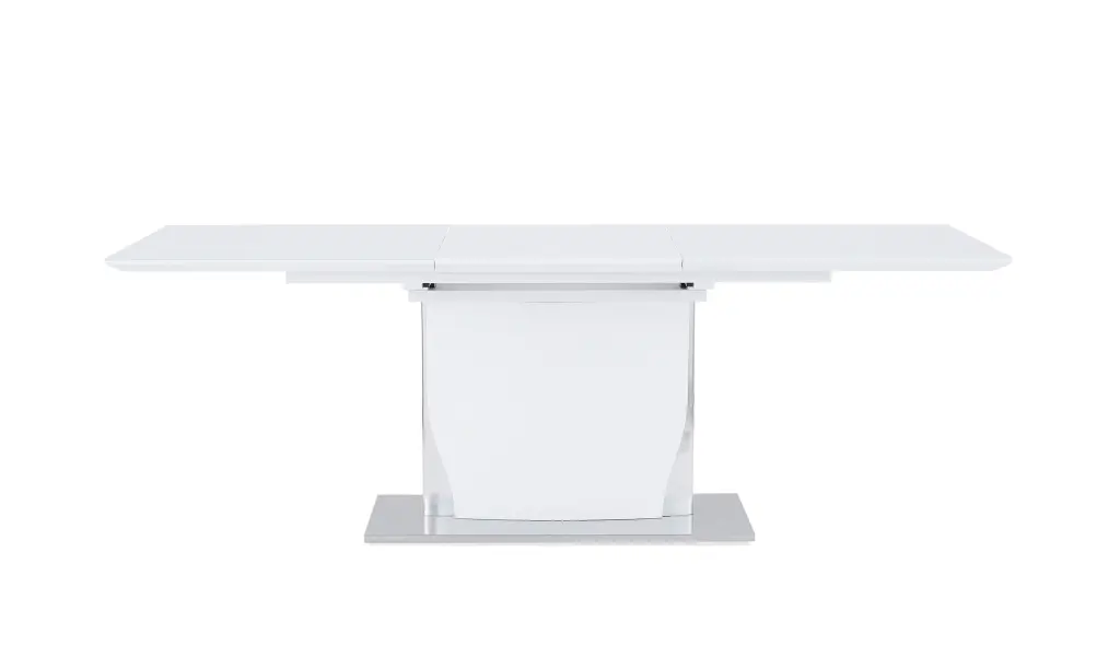 Audi White MDF Dining Table - Modern Kitchen Dining Room Furniture luxe modern furniture