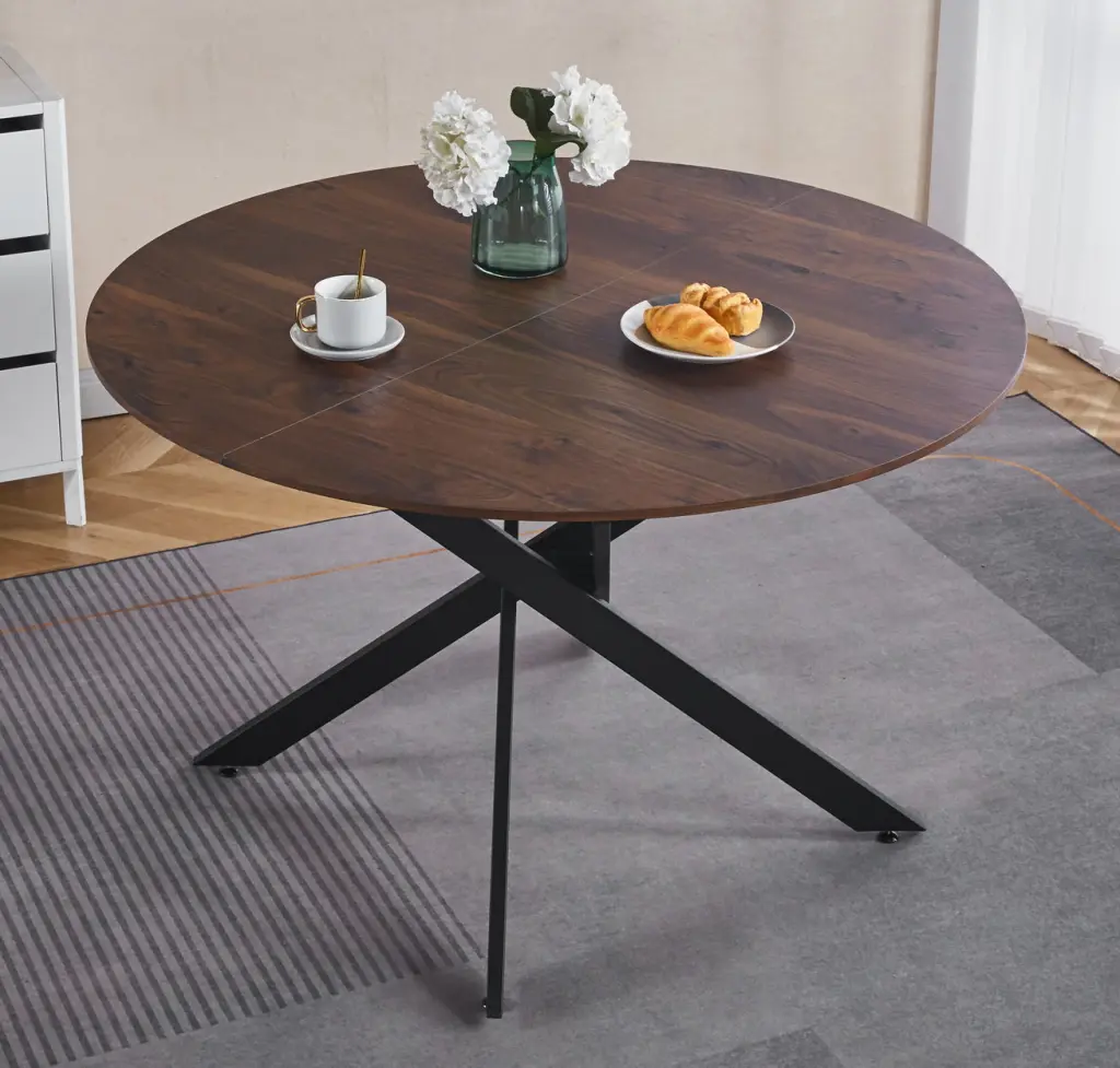 47.2 Inch Round Dining Table Stationery Table Coffee Table 120X120X75Cm rnb