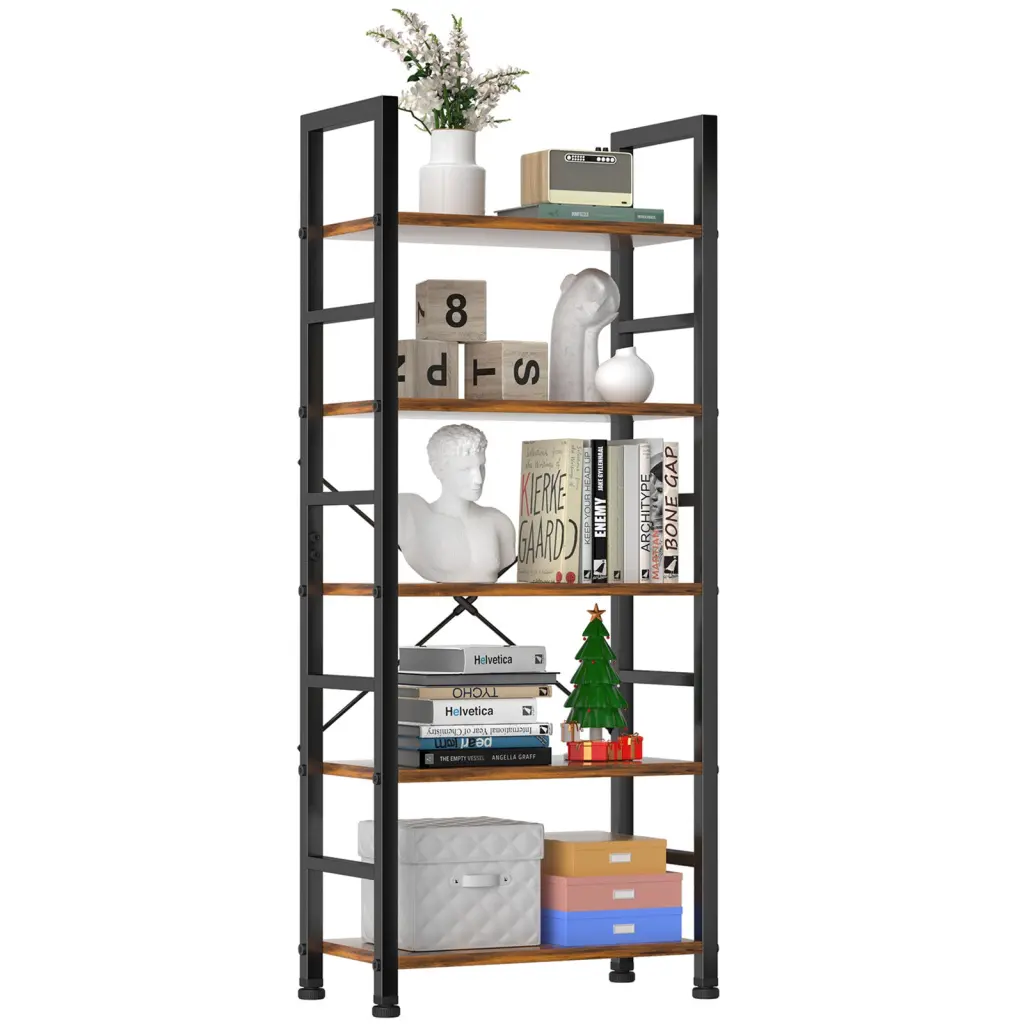 5 Shelf Multifunctional Display Stand Home Stationery and Living Room w2201