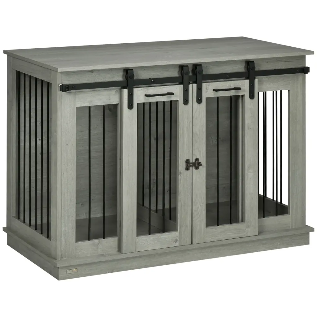 Pawhut Dog Crate End Table Divider Home Decor Small Dogs aosom business
