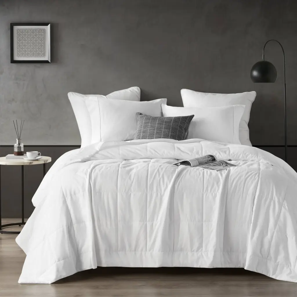 Down Alternative Blanket White Twin Polyester jla