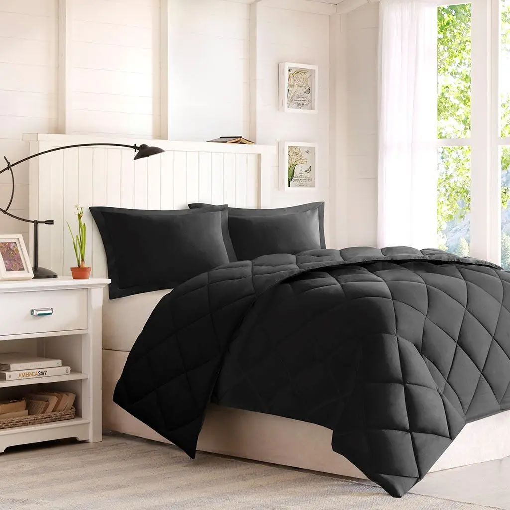 3M Scotchgard Gemstone Quilting Reversible Down Alternative Comforter S jla