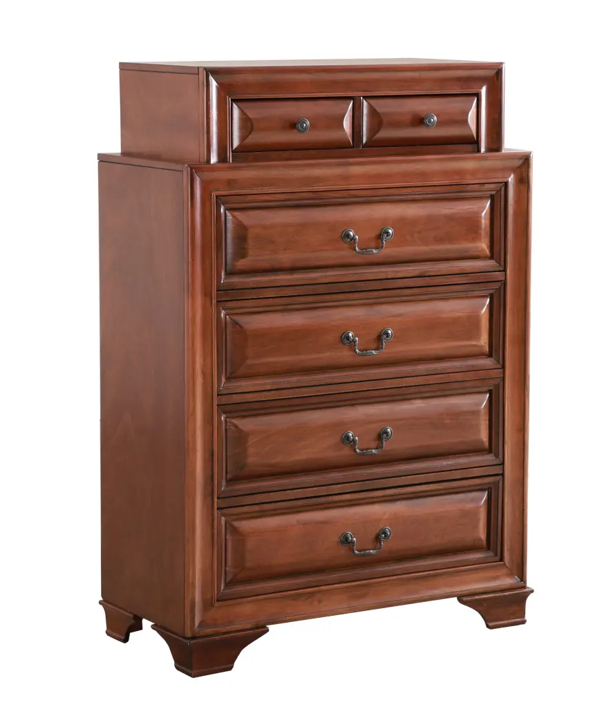 Lavita G8850 Chest Oak Particle Board Storage Cabinet glory furniture