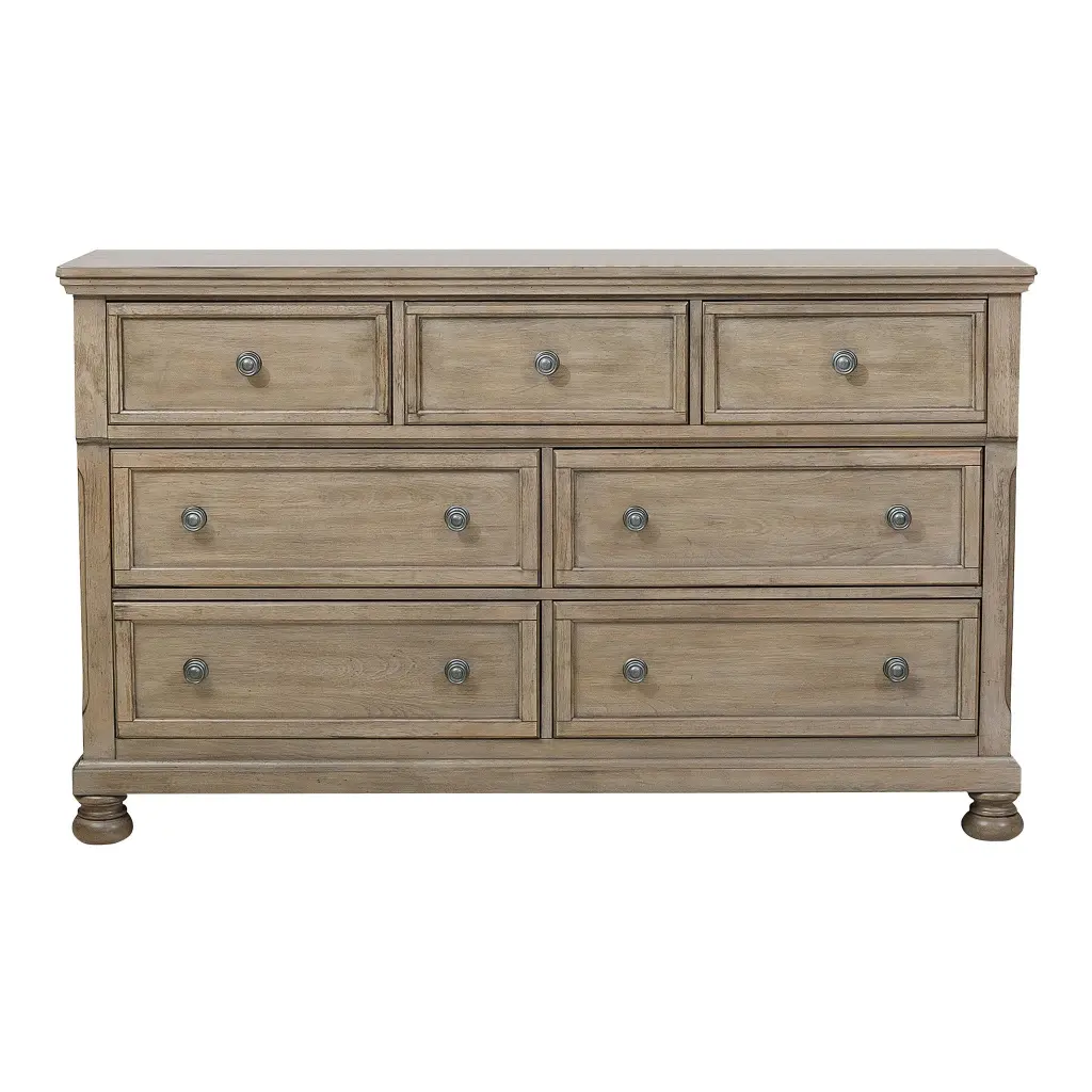 Timeless Bedroom Home Decor 1Pc Gown Dresser 7 Drawers And Accessory Tray kanepe