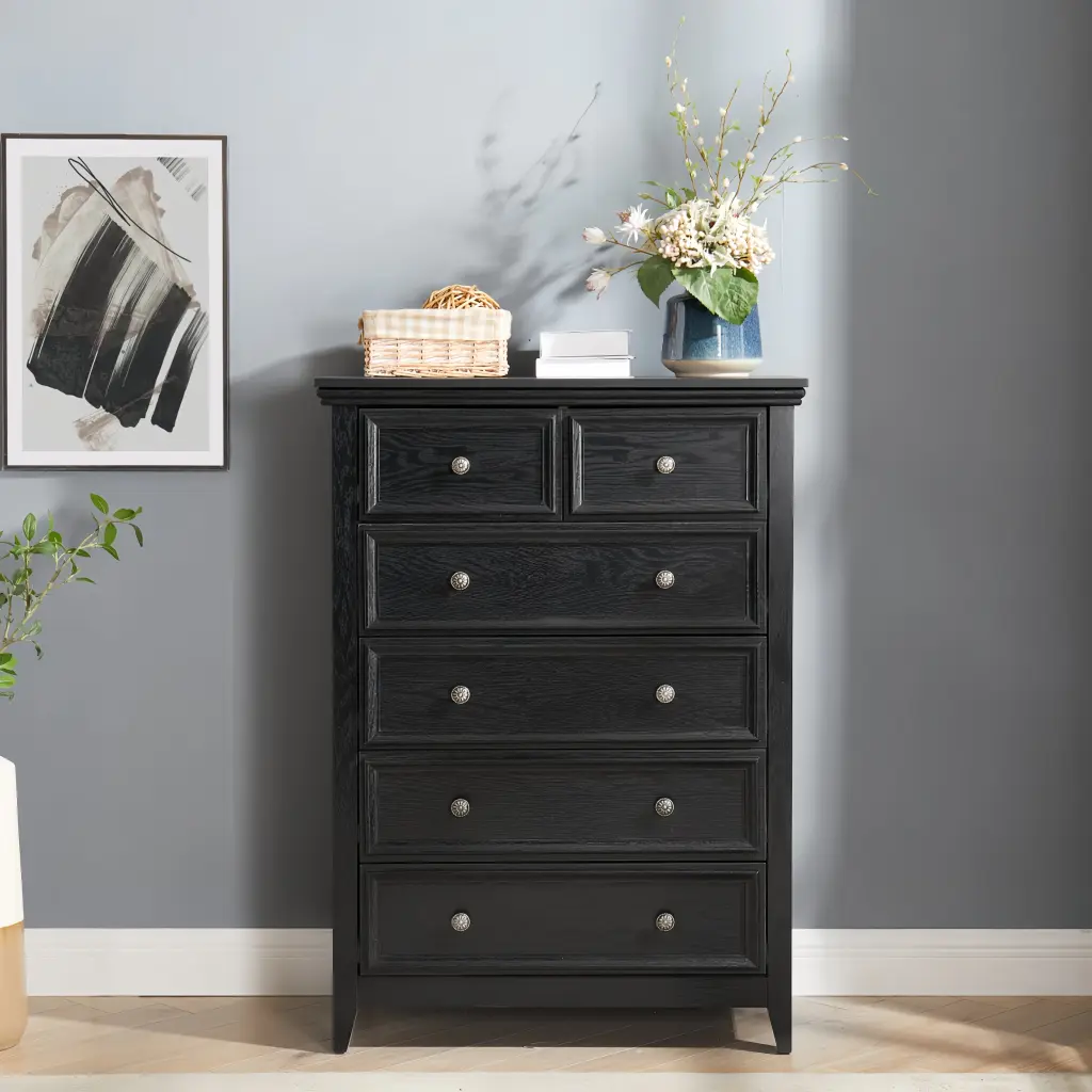 Modern 6 Drawers Gown 6 Drawers Cabinet Chest Drawers Closet Organizer rnb