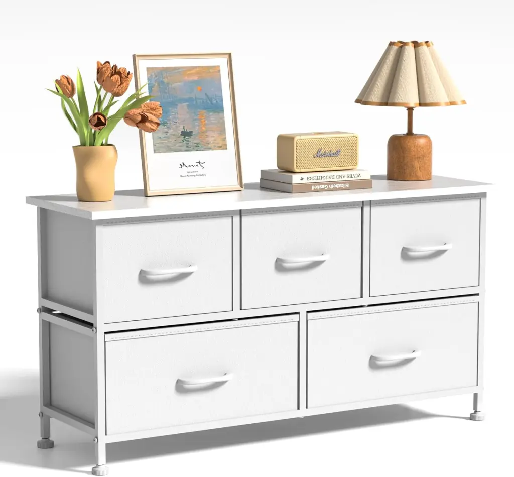5 Drawers Dresser Bedroom Kids Room Home Decor Wide Chest Drawers w1134dhs