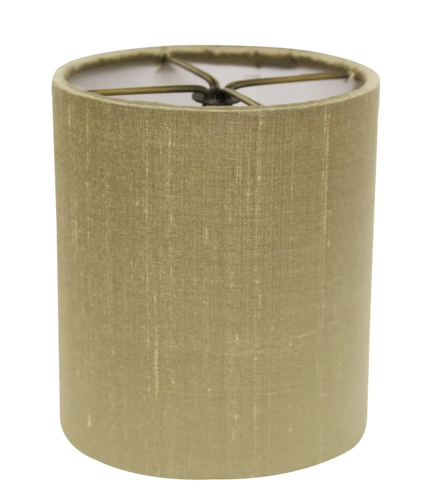 Drum Chandelier Lampshade Double Flame Clip Antique Precious Metal Set 2 alabama lamp shades