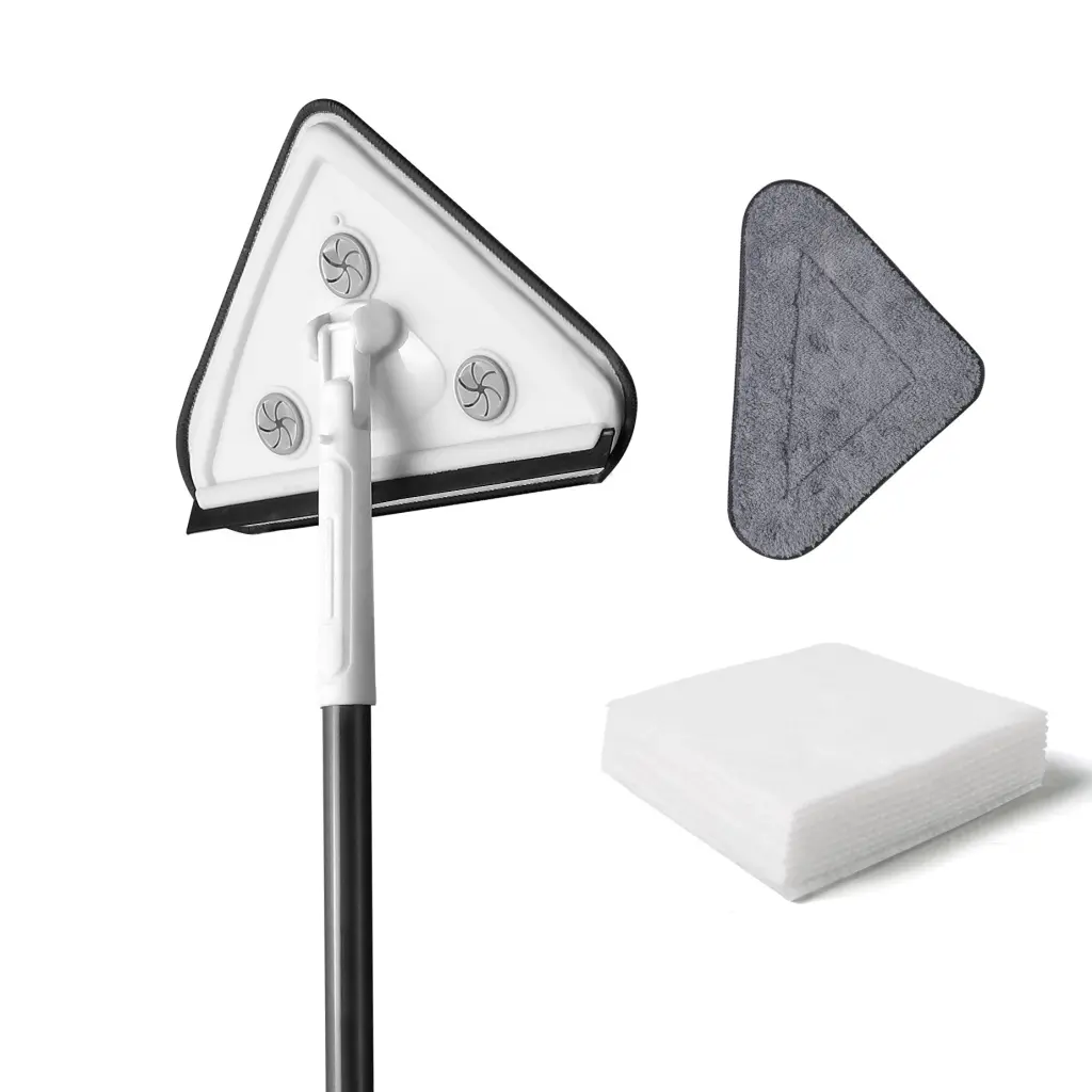 Simple Wall Cleaning Mop Disposable Pads Multi Functional Triangle Duster w2071