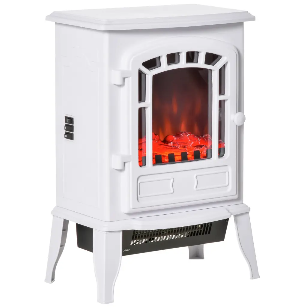 Homcom 22 Inch Free Standing Electric Fireplace Stove Heater aosom business