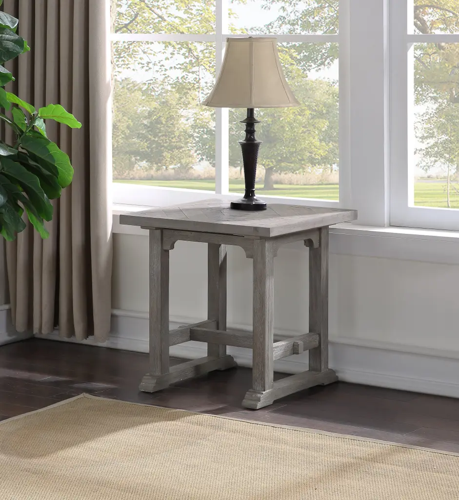 Whitford End Table Gray Timber steve silver furniture