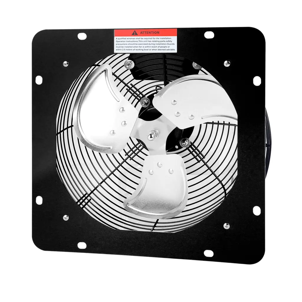 Ipower 12 Inch Exhaust Fan Aluminum High Speed 1300Rpm 1 Pack Silver w1134dhs