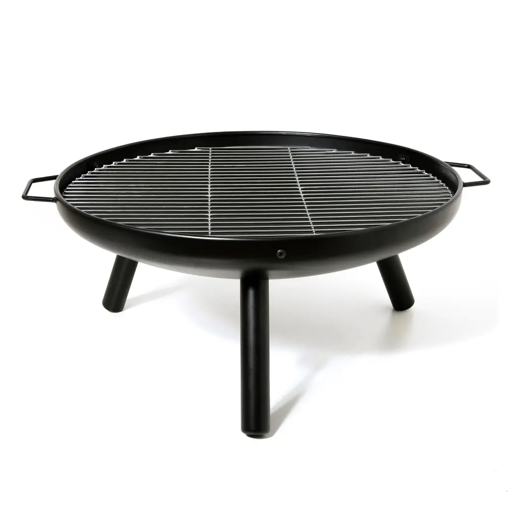 23 Inch Outdoor Fire Pit Long Lasting Timber Burning Fireplace Bowl Grill sunland