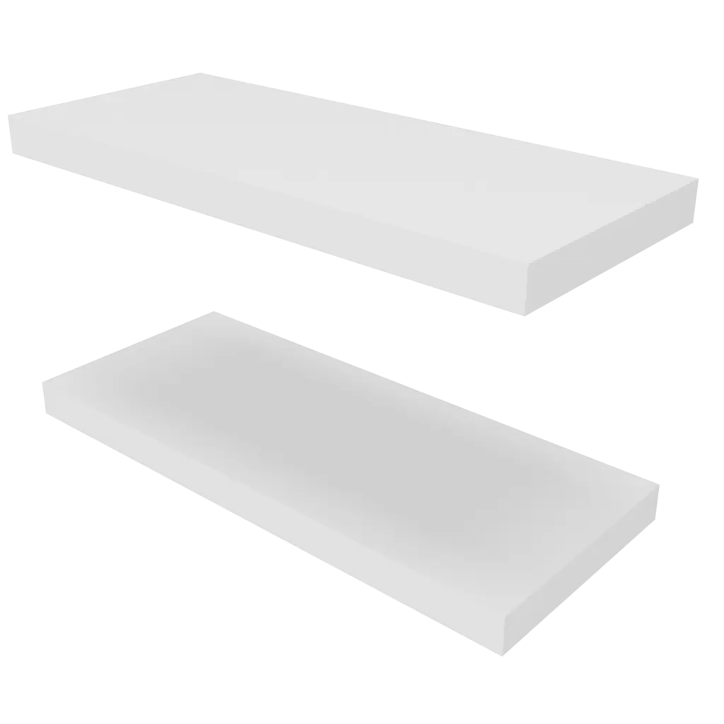 Floating Shelf Dallas Living Room White Particle Board Engineered Wall Shelf treevol furniture