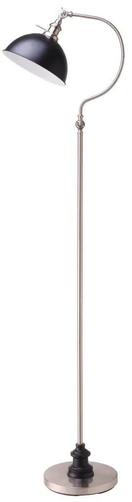 56 Inch Satin Nickel Floor Lamp Good Neck Design LED Lighting Metallic Finish sh lighting
