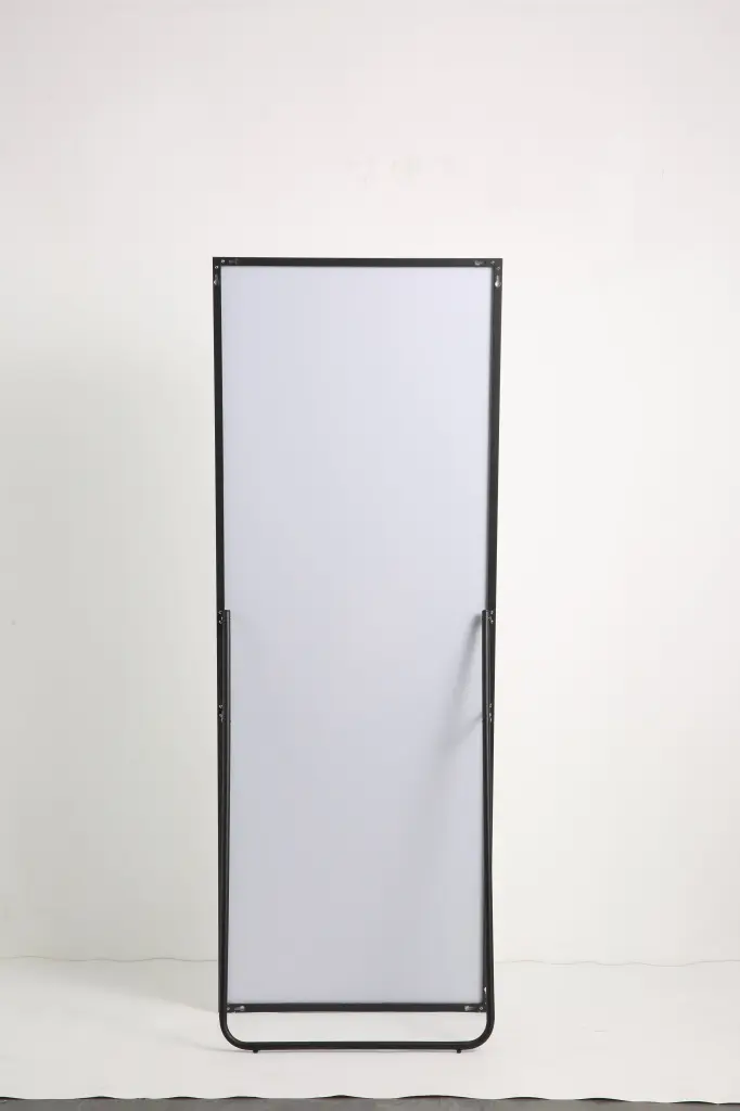 65x24 Inch Ultra Thin Full Length Floor Mirror Light Metal Alloy Modern Decor ld home
