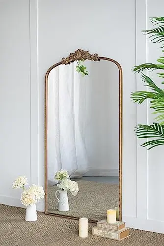 66 X 36 Full Length Arched Mirror Hanging or Leaning Against Wall w2078