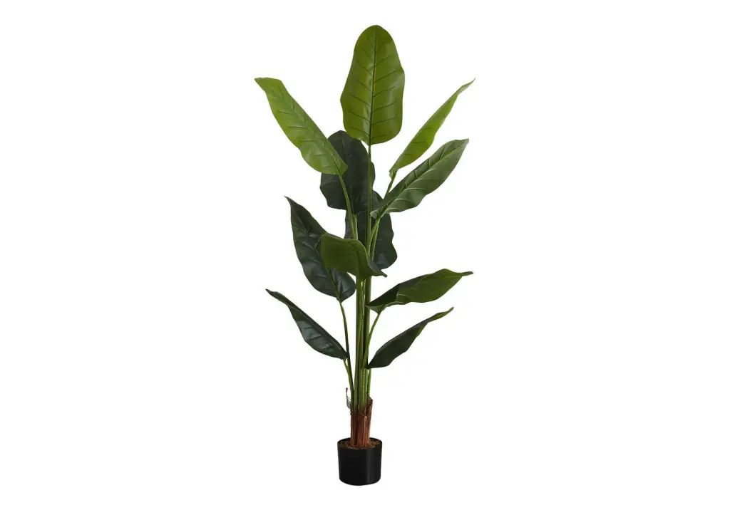 Artificial Plant 59 Inch Tall Strelitzia Tree Indoor Faux Fake Floor Plant Home Decor 8th street living