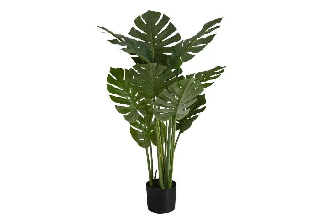 Artificial Plant, 45'' Tall Monstera Tree, Indoor Faux Floor Plant Home Decor 8th street living