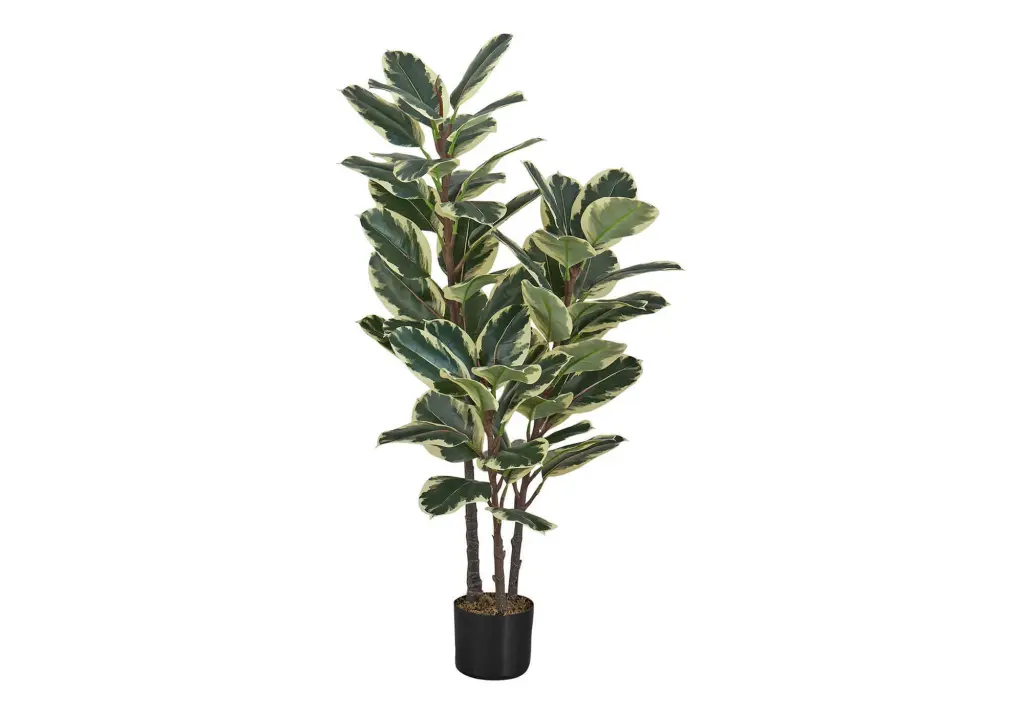 47 Inch Tall Artificial Oak Tree Indoor Faux Floor Plant Green 8th street living