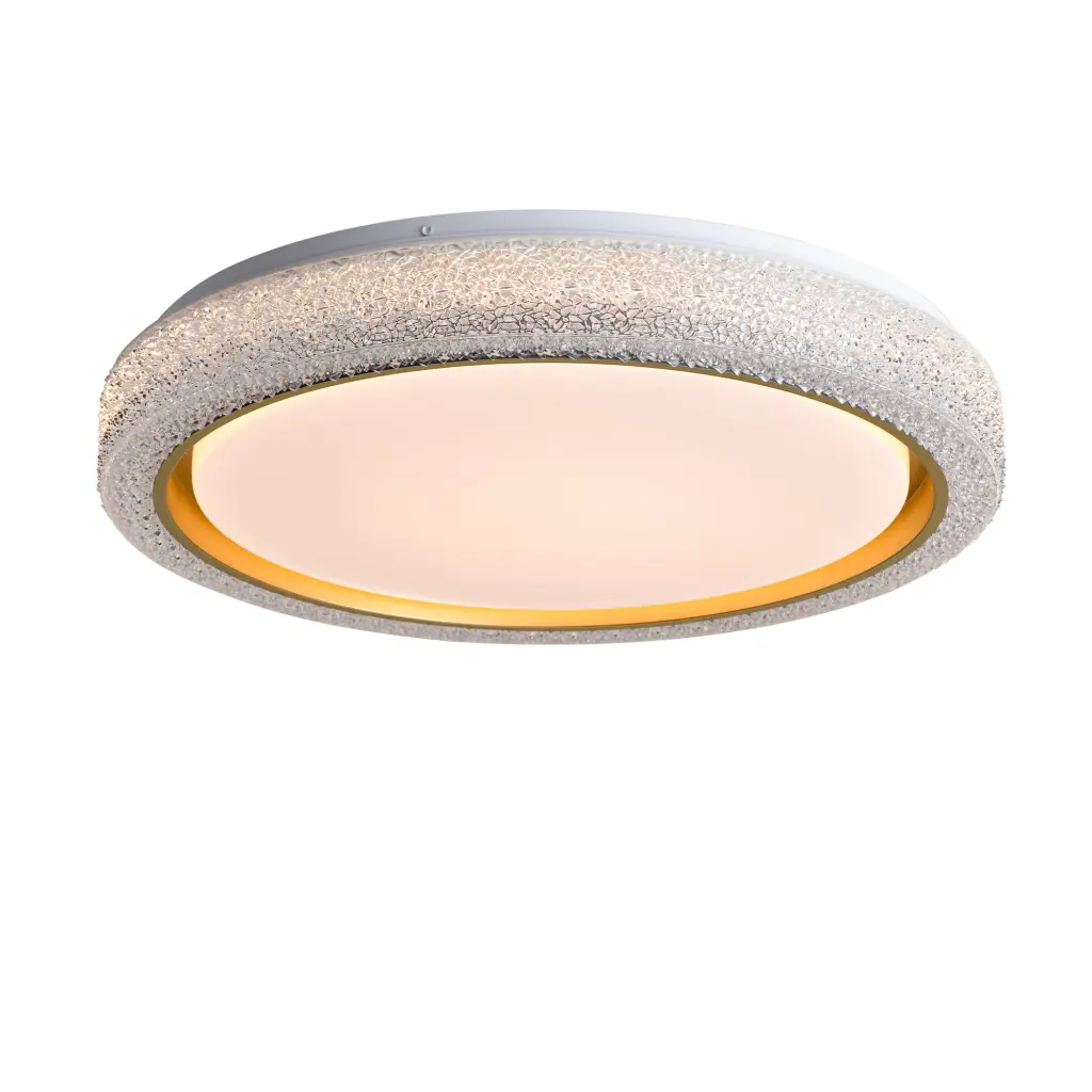 LED Flush Mount Ceiling Light Fixture 19.69In 36W 3600Lm 5 CCT Hue Adjustable hengermei