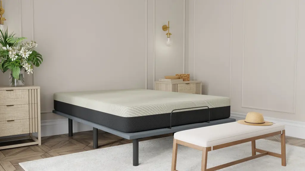 Gel Ease 8 Inch Twin Firm Mattress Black Gray Foam Twin Size Bed Mattress bedtech