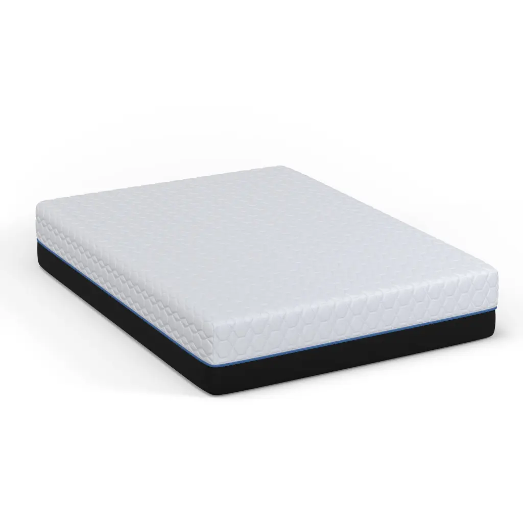 Conductive Metal Lux 14 Inch Queen Queen Off White Grey Foam omne sleep