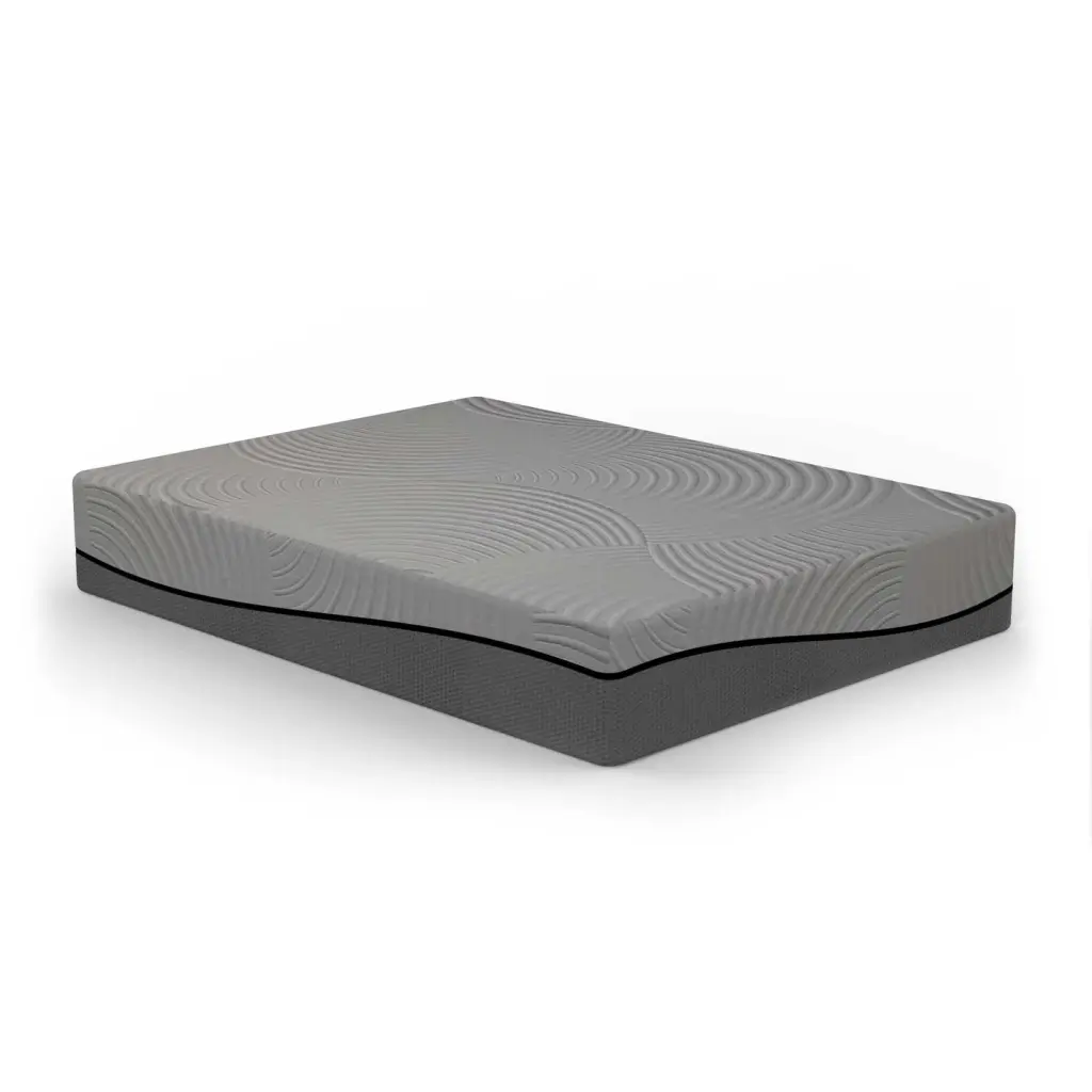 Gel Max 10" Full Mattress Grey Black Foam Comfortable Sleep omne sleep