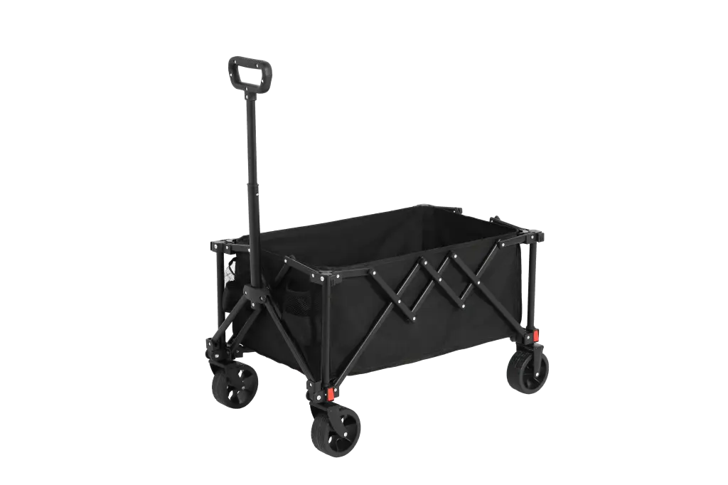 Folding Wagon Shopping Basket All Terrain Wheels Heavy Duty Portable Utility Cart hifine outdoor furniture w-640