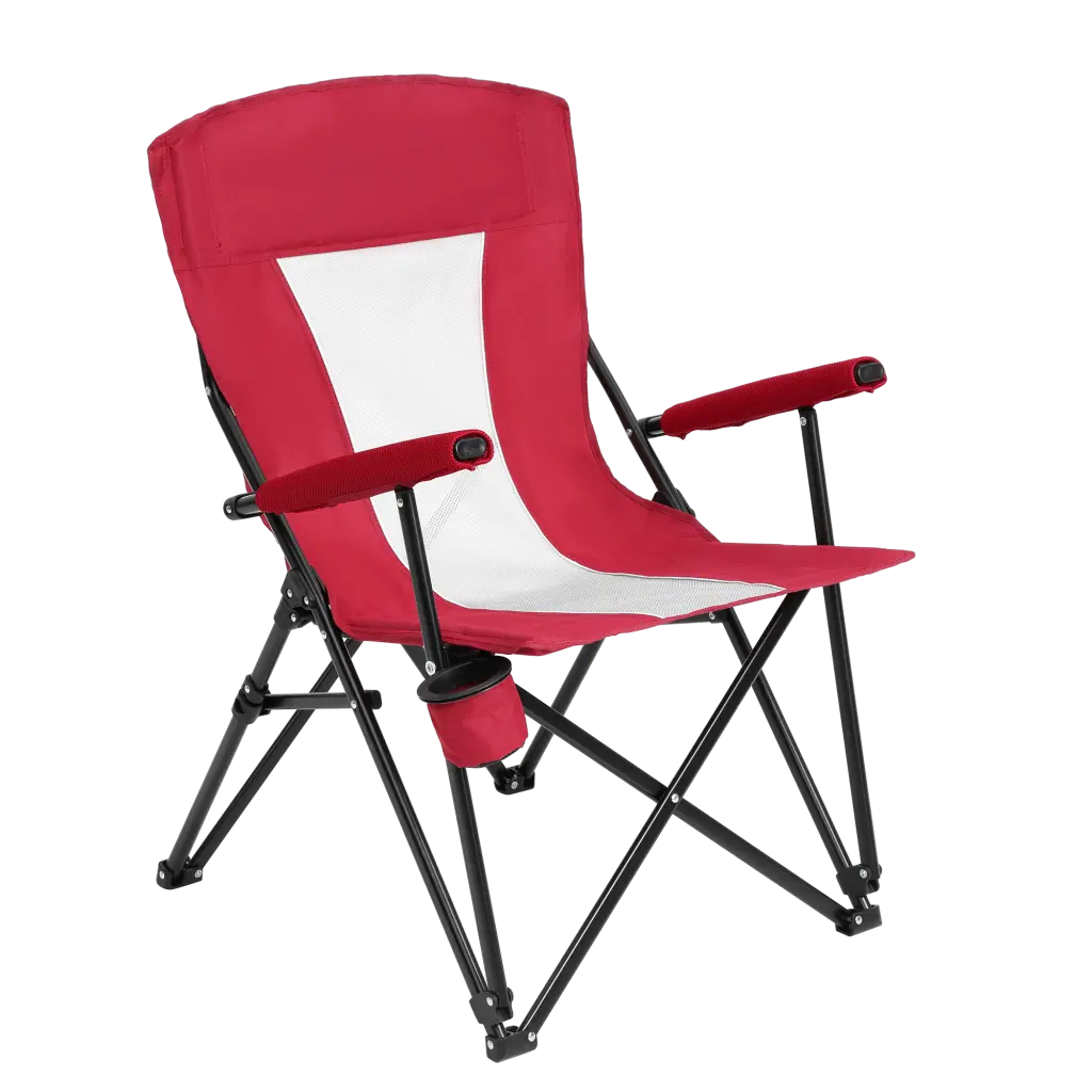 Alloy Metal Folding Chair Red Seat Portable Event Chair hifine outdoor furniture w-640