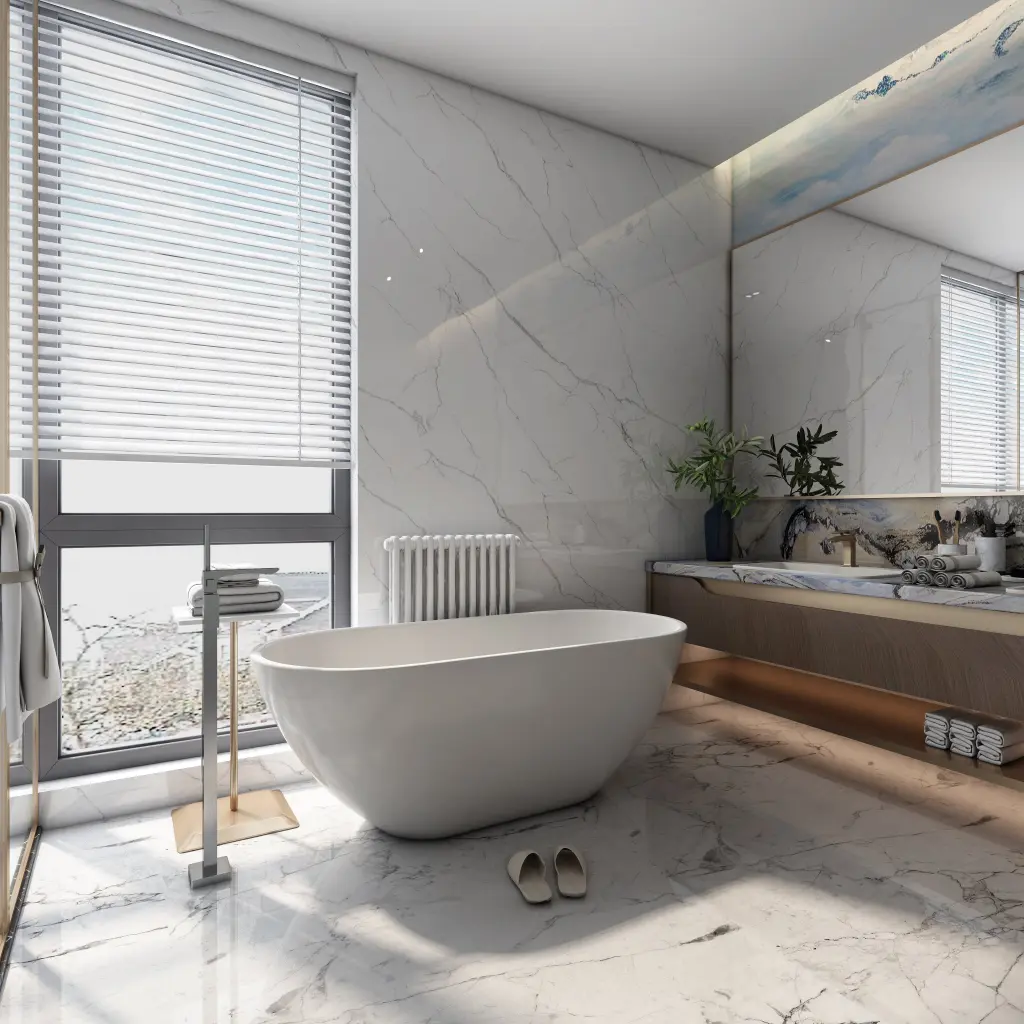 67 Inch Freestanding Acrylic White Soaking Bathtub Classic Oval Shape bathininc