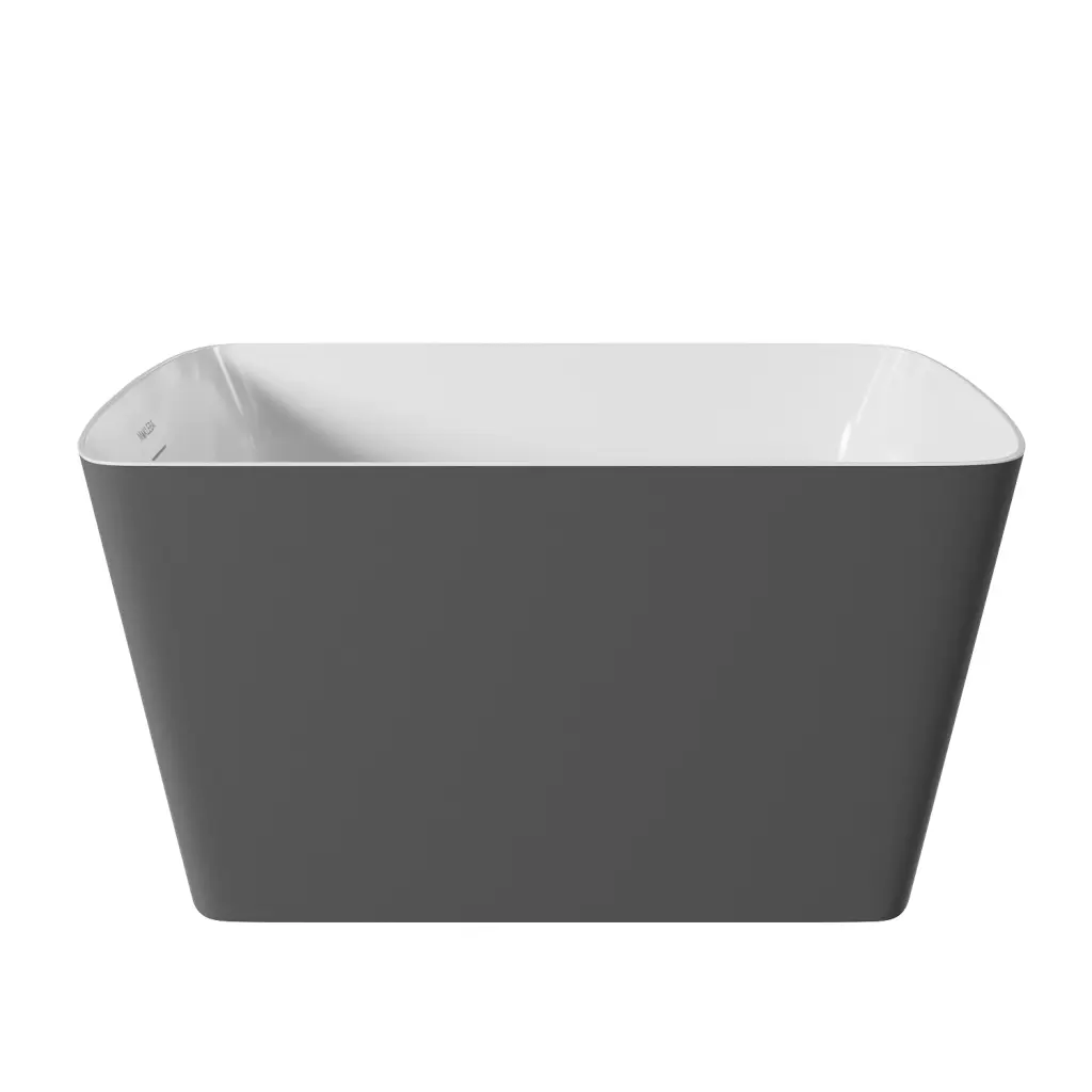 47 Inch 100% Acrylic Freestanding Bathtub Contemporary Soaking Tub Matte Finish create