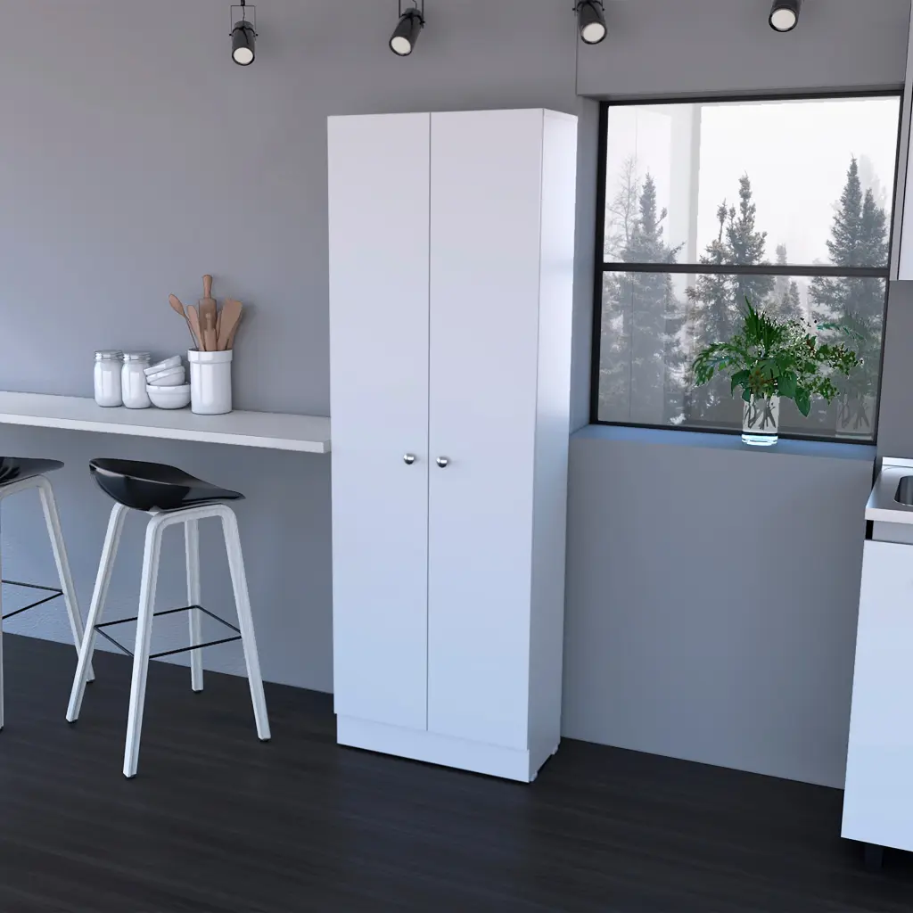 Virginia Double Door Storage Cabinet Five Shelves Freestanding rta mubles colombia