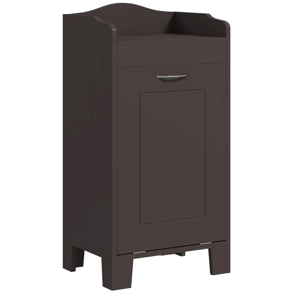 Homcom 31 Inch Tilt Out Laundry Hamper Free Standing Home Organizer Clothes aosom business
