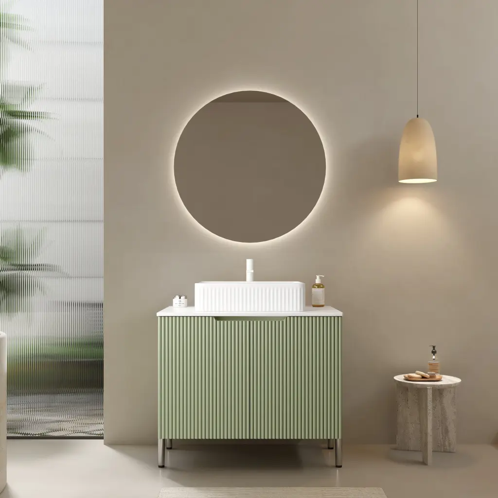Turio 30 Inch Bathroom Vanity Sink Freestanding Storage Cabinet anicco lab
