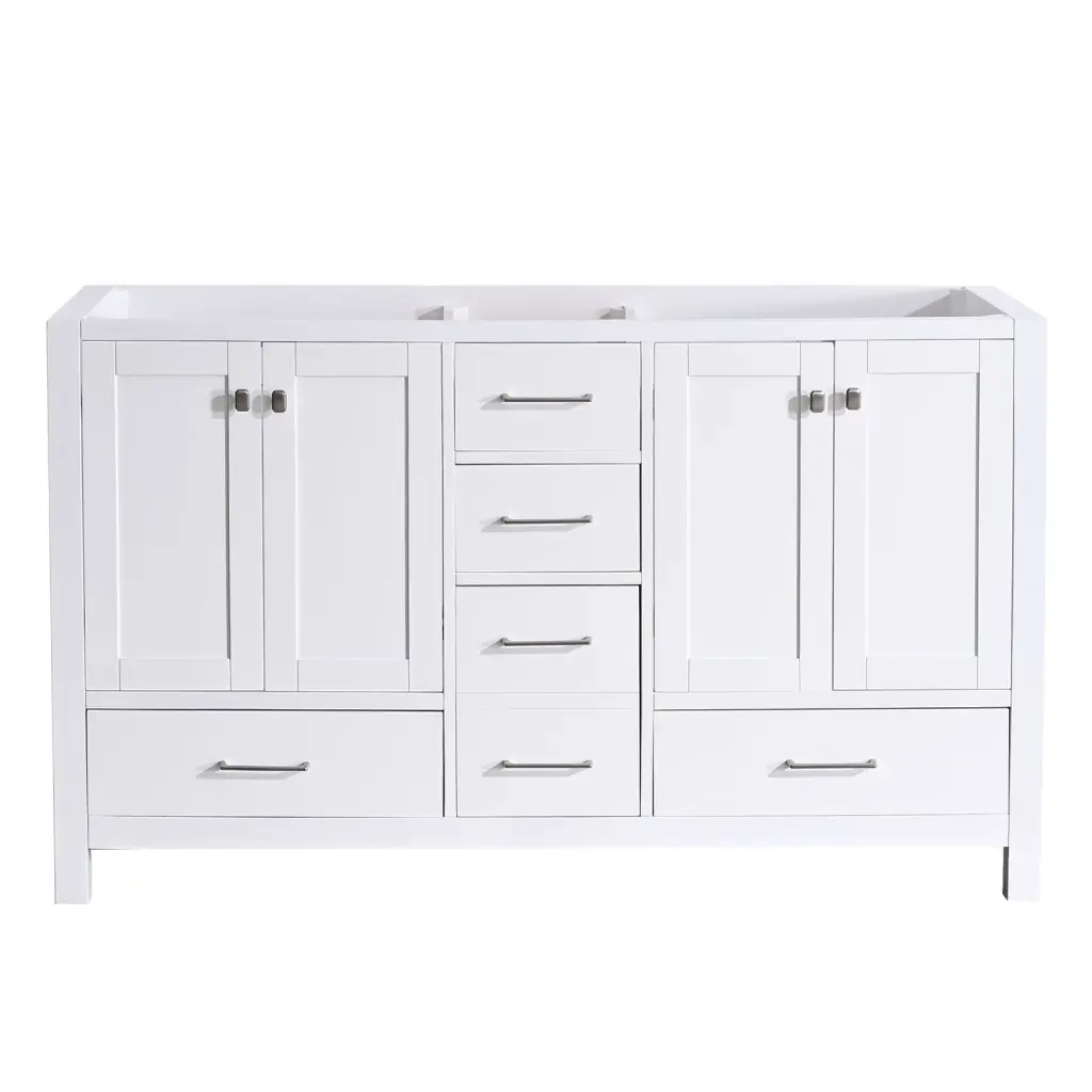 60 Inch Modern Freestanding Bathroom Vanity Without Top and Sink w1059 dilusso