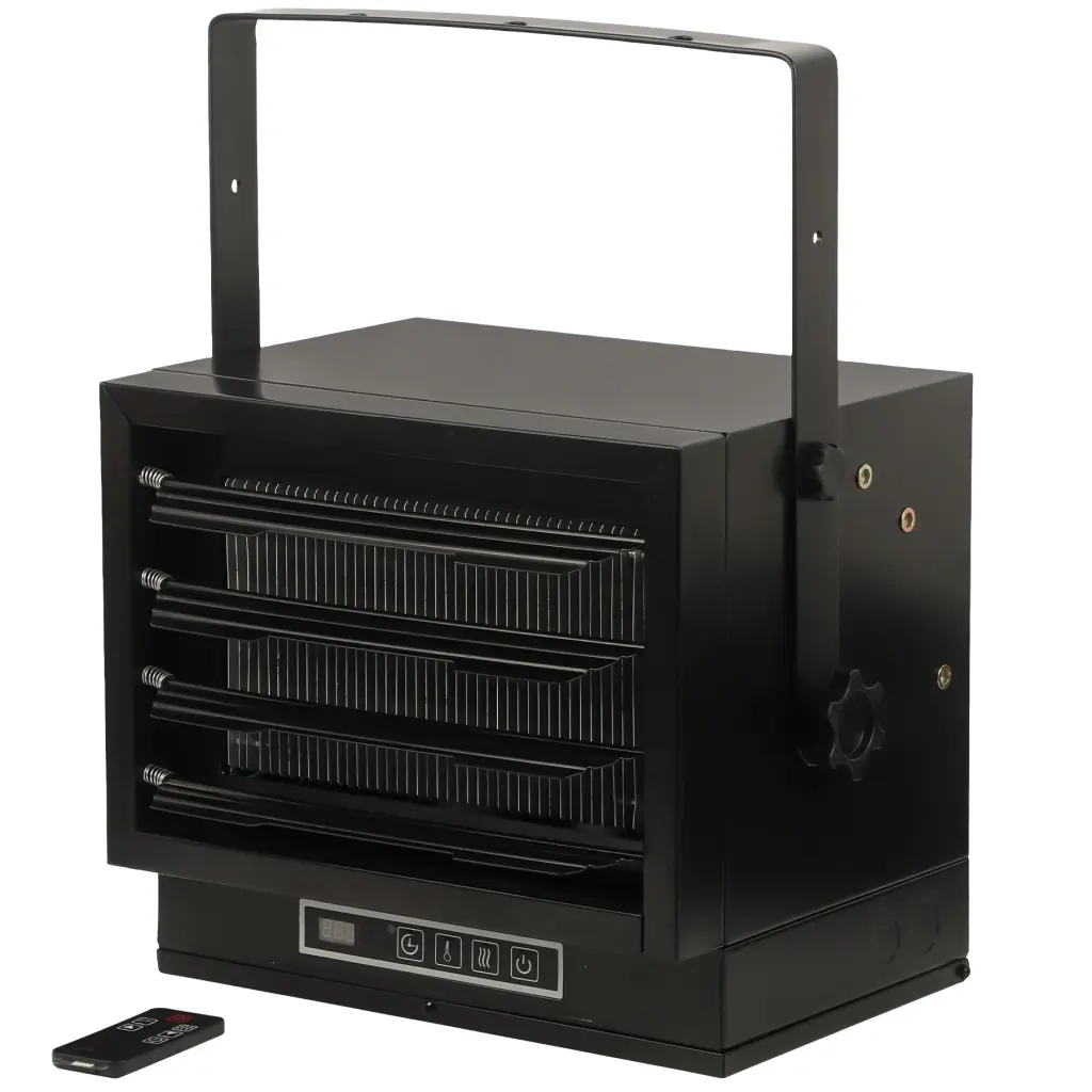 8500W Black Ferrous Metal Garage Heater Large Spaces Industrial Grade rnb