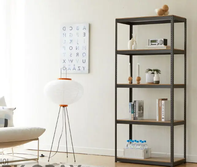 Storage Shelves 5 Tier Customizable Garage Shelving Heavy Duty Metal Rack grainbuds-y
