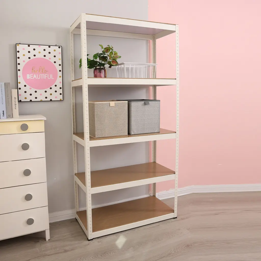 5 Tier Customizable Heavy Duty Garage Storage Shelving grainbuds-y