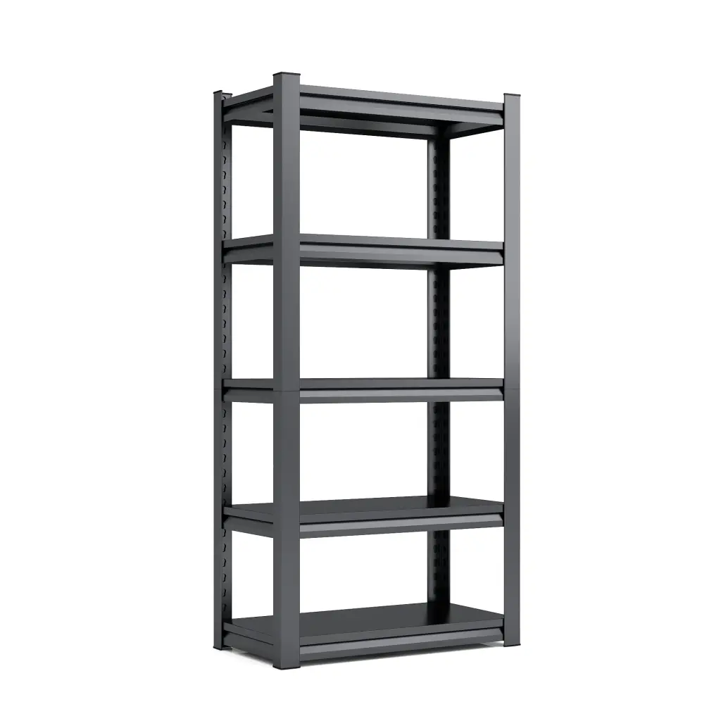72 Inch 5 Tier Heavy Duty Metal Shelves Garage Storage 2000Lbs Capacity makeace art home furniture