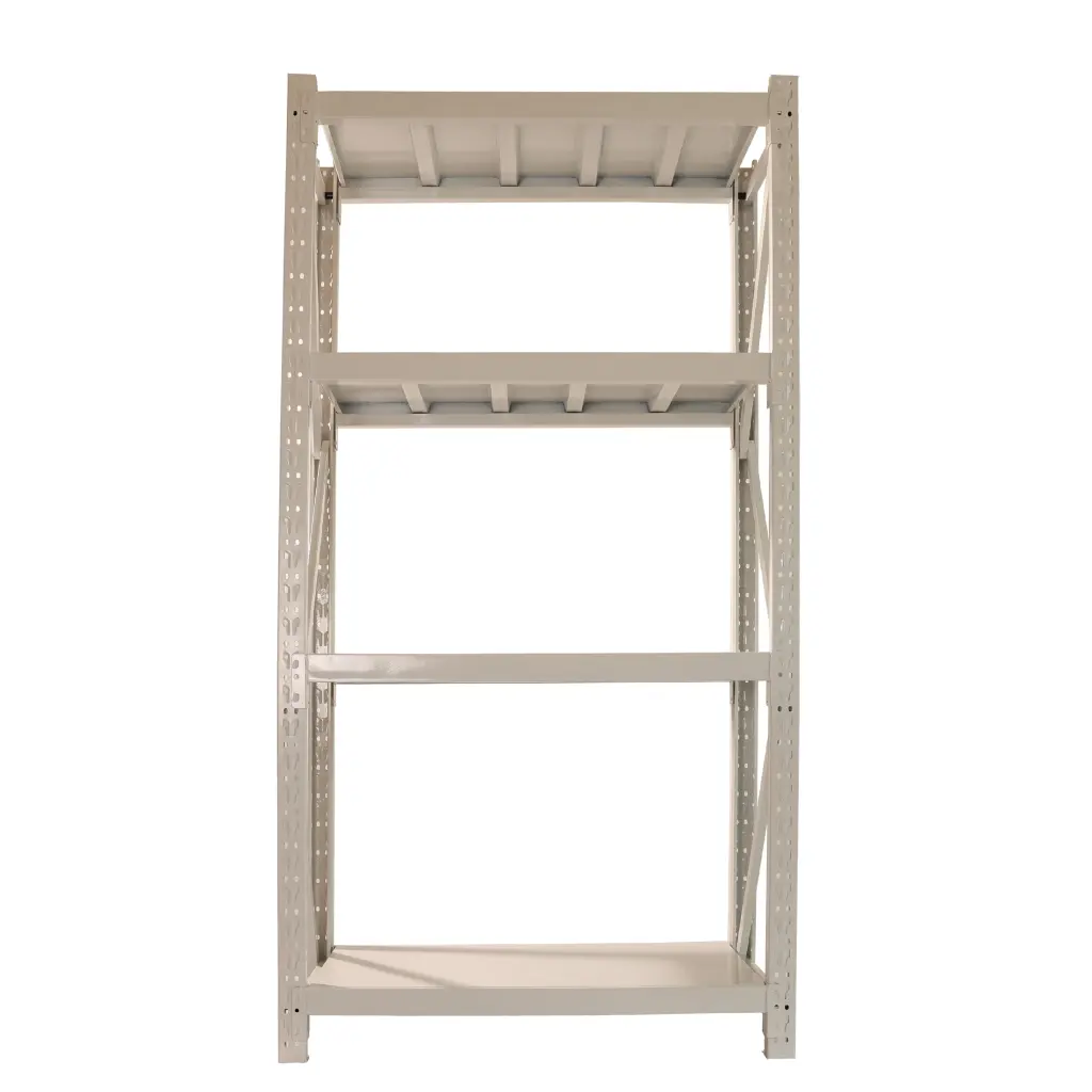 Volume Garage Storage Shelves Heavy Duty White Ferrous Metal Organizer qdxfl