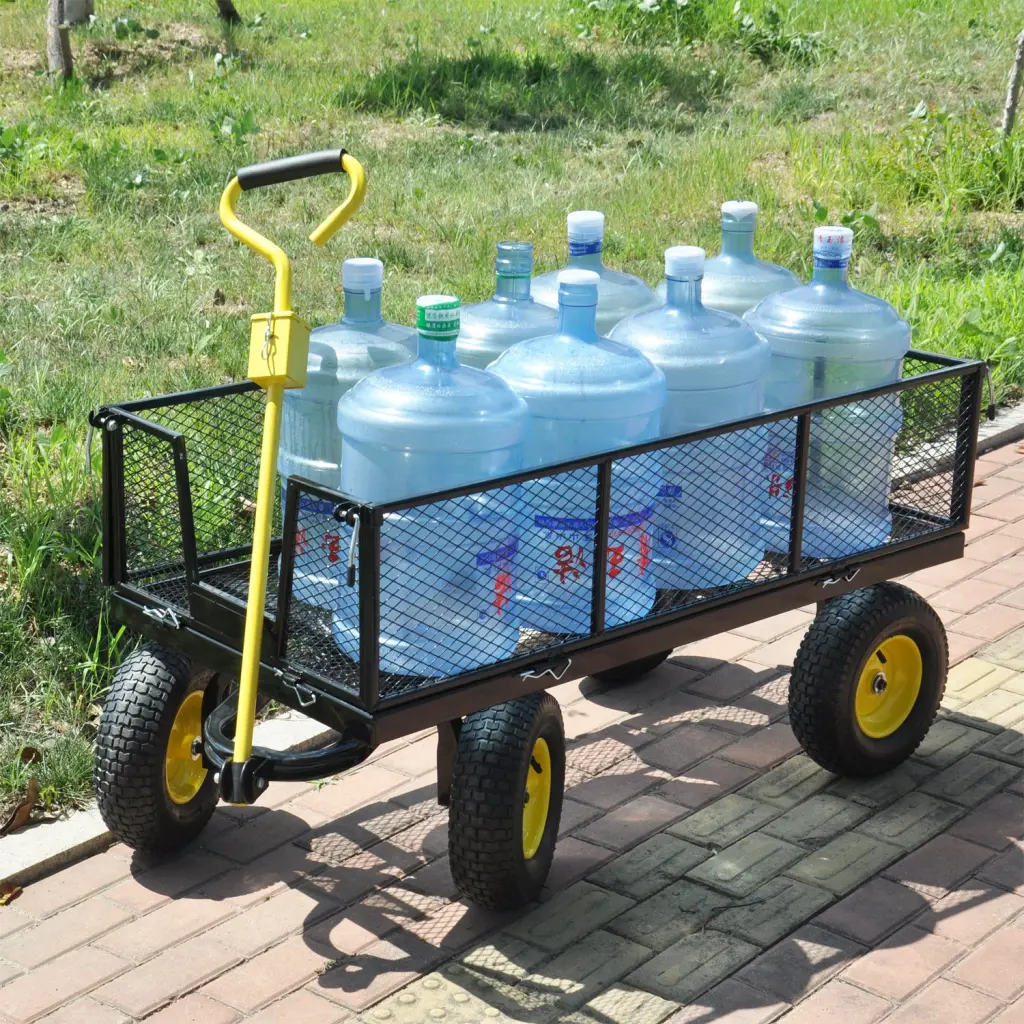 Big Wagon Shopping Basket Garden Cart Transporting Firewood and Supplies qdxfl