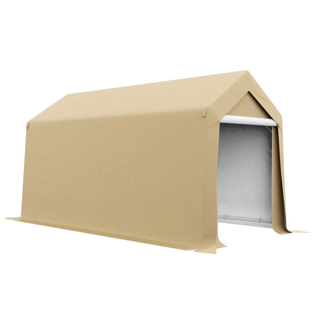 Outsunny 7x12 Foot Garden Storage Tent Heavy Duty Outdoor Shed Waterproof aosom business