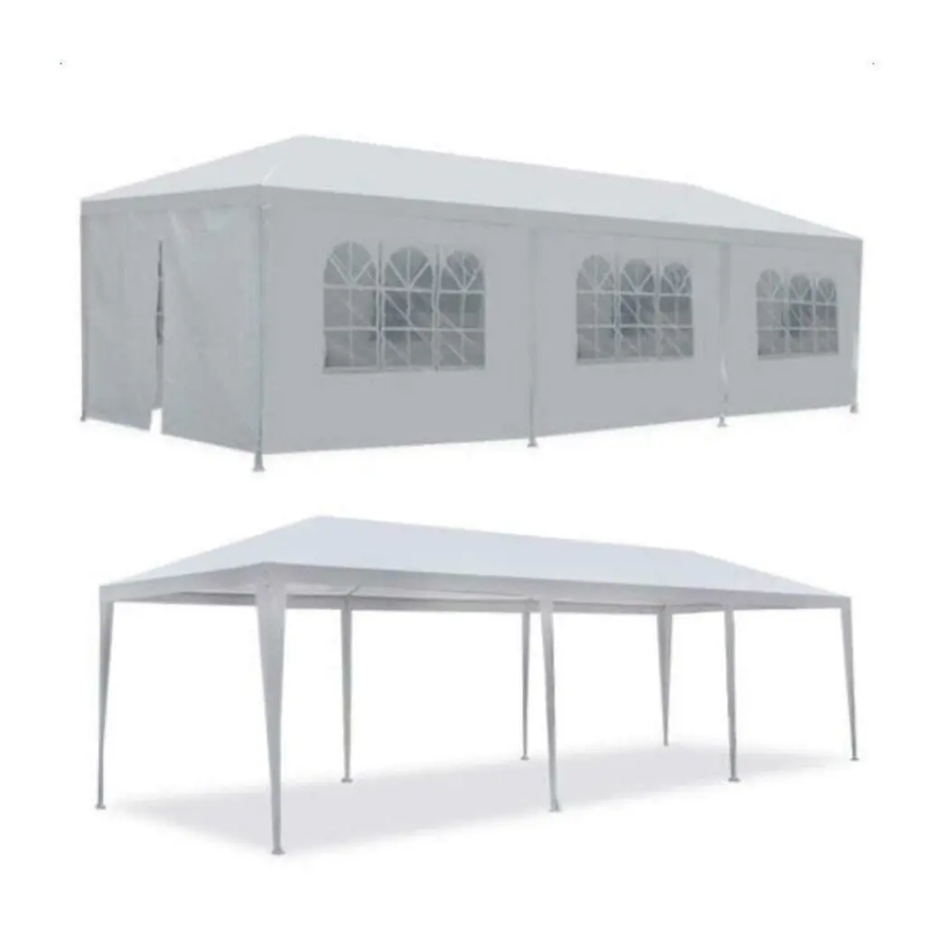 10X30 Foot Outdoor Garden Gazebo Wedding Party Tent Canopy 8 Sidewalls sunlight store