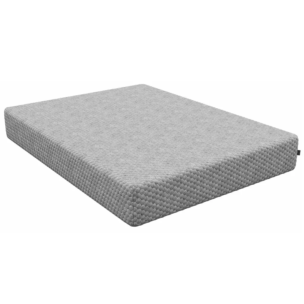 Cal King Greyson All Foam Cool Gel Waterfall Top 10 Inch Medium White Poly diamond mattress