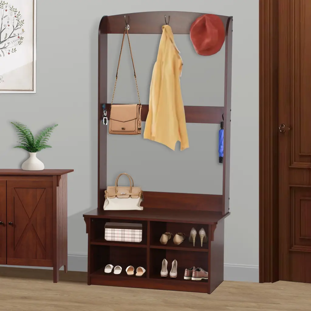 Hall Tree And Shoe Bench Rustic Apple Timber Hue Hall Tree Bench Storage singularity