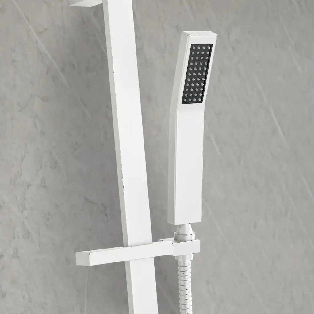 Eco Performance Handheld Shower 28 Inch Slide Bar And 59 Inch Hose w1272-deen